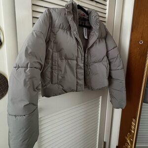 Garage Sage green Puffer Jacket